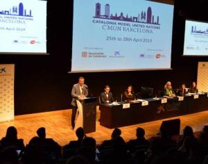 C'MUN 2019 Conseller Alfred Bosch// Foto: Conselleria Acció Exterior