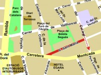 Obres al clavegueram en tres punts de la ciutat