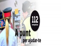 Telefon d'emergències 112 // Imatge cedida per Gencat