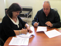 Cesca Berenguer i Salvador Boada // Imatge cedida per l'Ajuntament de Viladecavalls