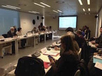 La reunió del Consell General de Serveis Socials va servir per explicar als agents socials les novetats introduïdes en el procés d’adjudicació de les subvencions // Imatge cedida pel Departament de Benestar Social i Família