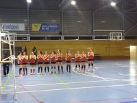 El CV Terrassa no va poder amb el DSB Colegio Alemán // Imatge d'arxiu cedida pel Club Voleibol Terrassa