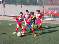 Un dels partits del XXII Torneig de l'Escola de Fubtol // Imatge cedida pel CN Terrassa