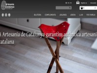 Botiga online // Imatge del web d'Artesania Catalunya