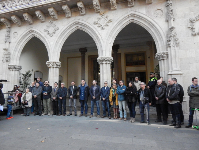 Minut de silenci a Terrassa