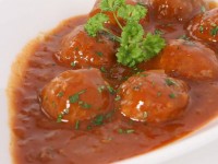 Mandonguilles amb tomàquet