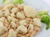 Mongetes amb coliflor