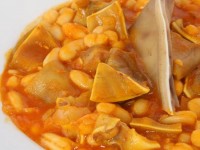 Morro i orella amb mongetes